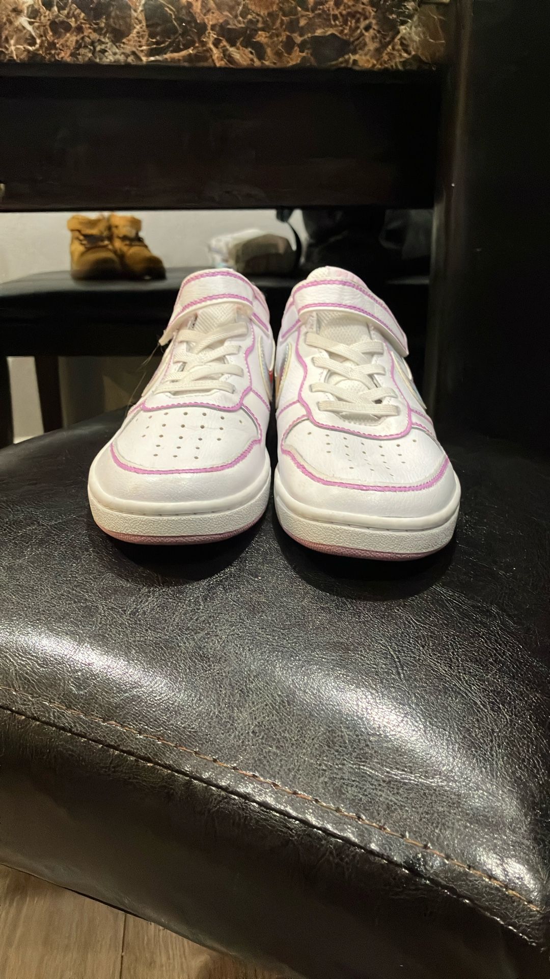 Custom Nike Pink And Purple Shoes Size 3 Y