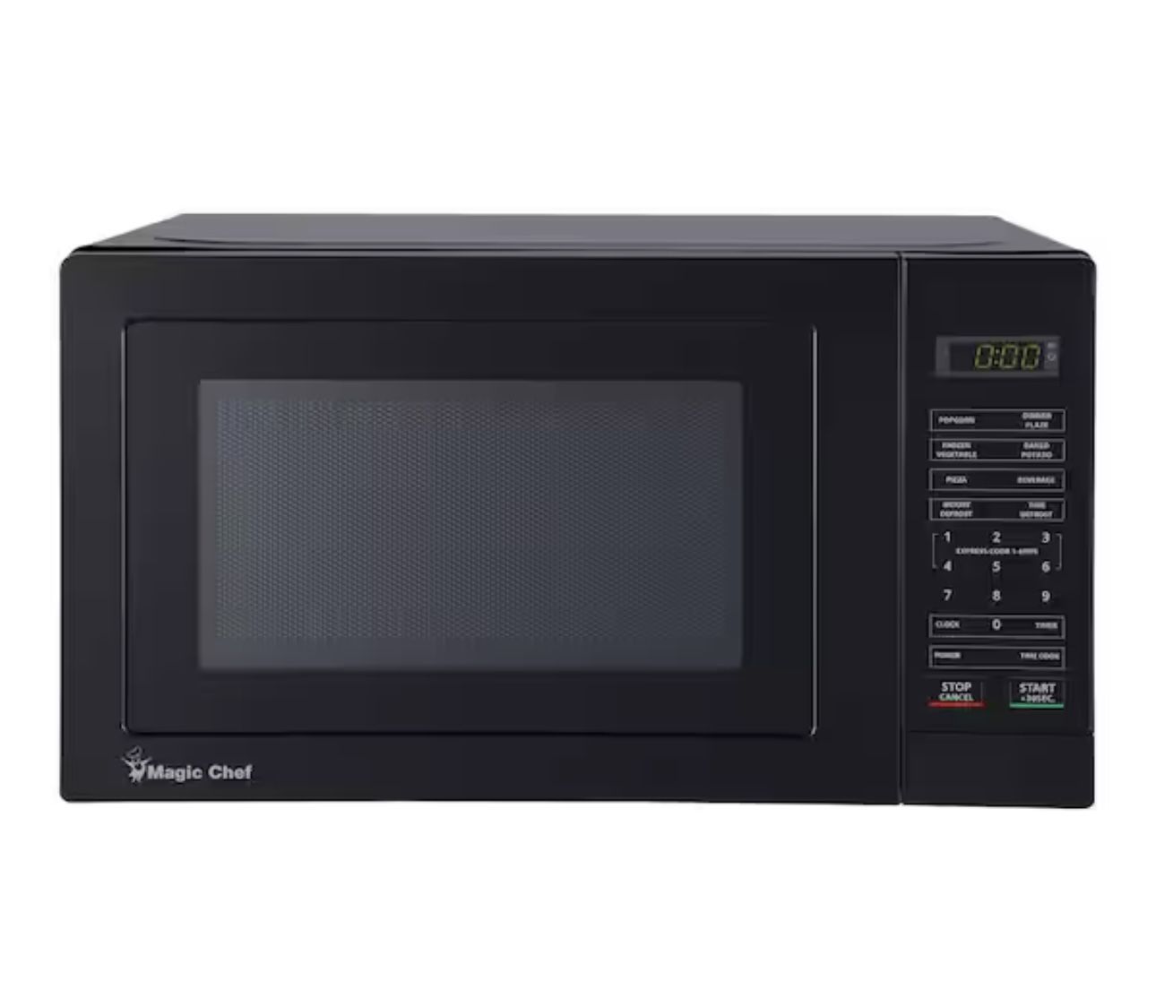 0.7 cu. ft. 700-Watt Countertop Microwave in Black