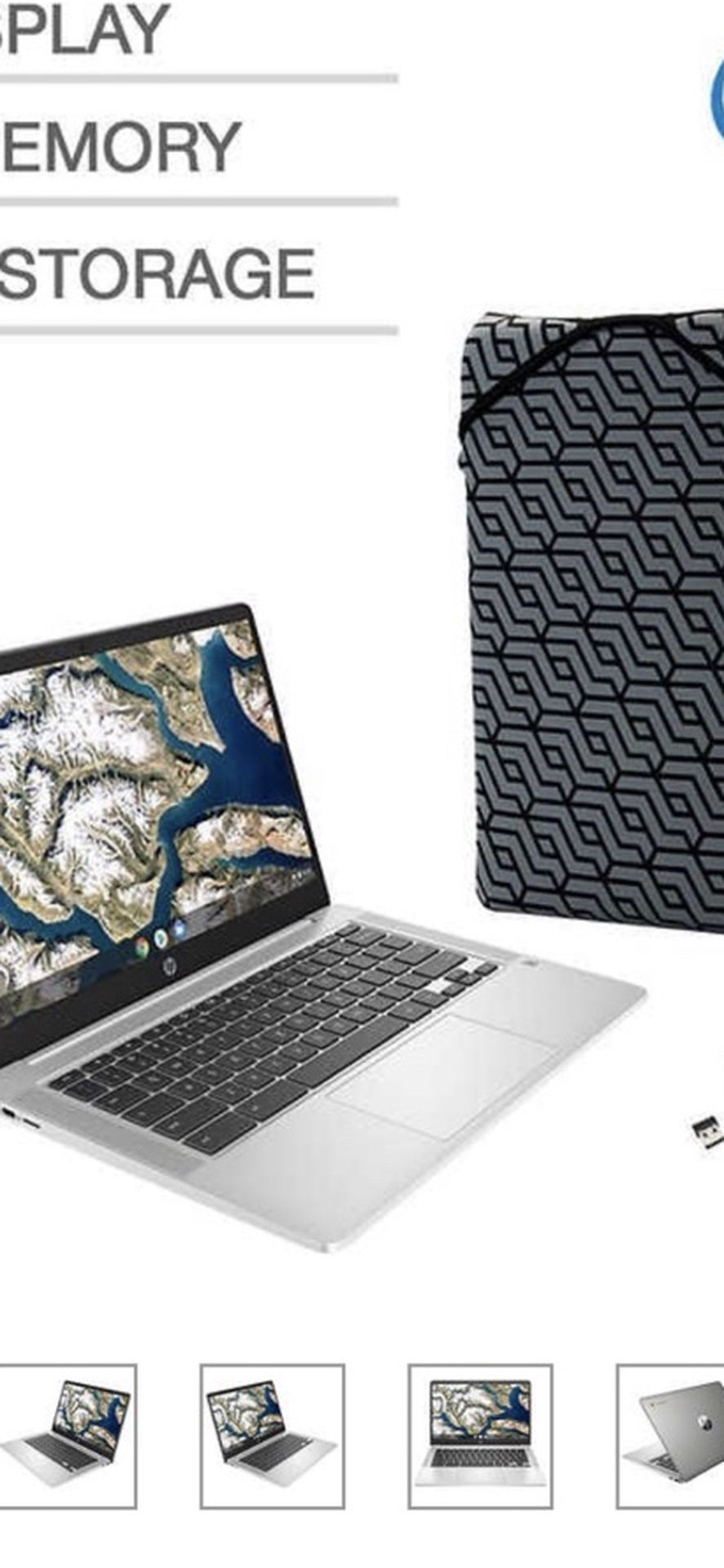 New In Box Chromebook W Cover And Mouse Ready To Use
