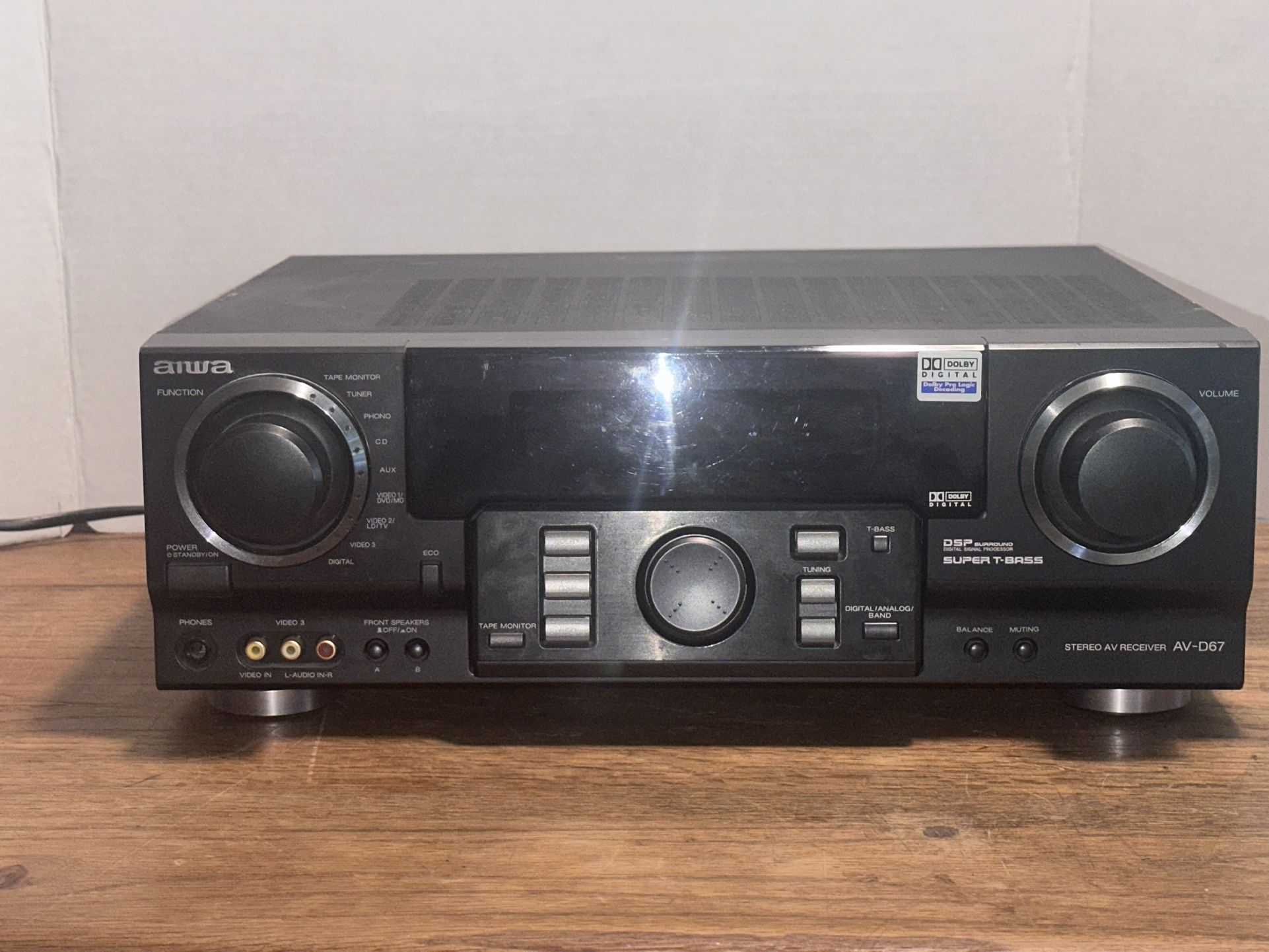 AIWA AV-D67 RECEIVER A/V RECEIVER