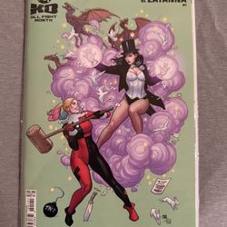 DC KO: Harley Quinn vs Zatanna #1 Cho Variant