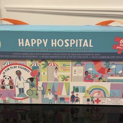 Happy Hospital Giant Puzzle And Figurines