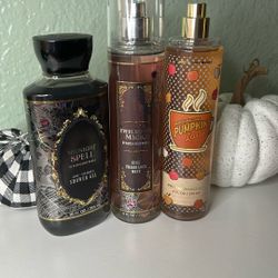 Bath And Body 2 Fragrance Mist And Body Wash