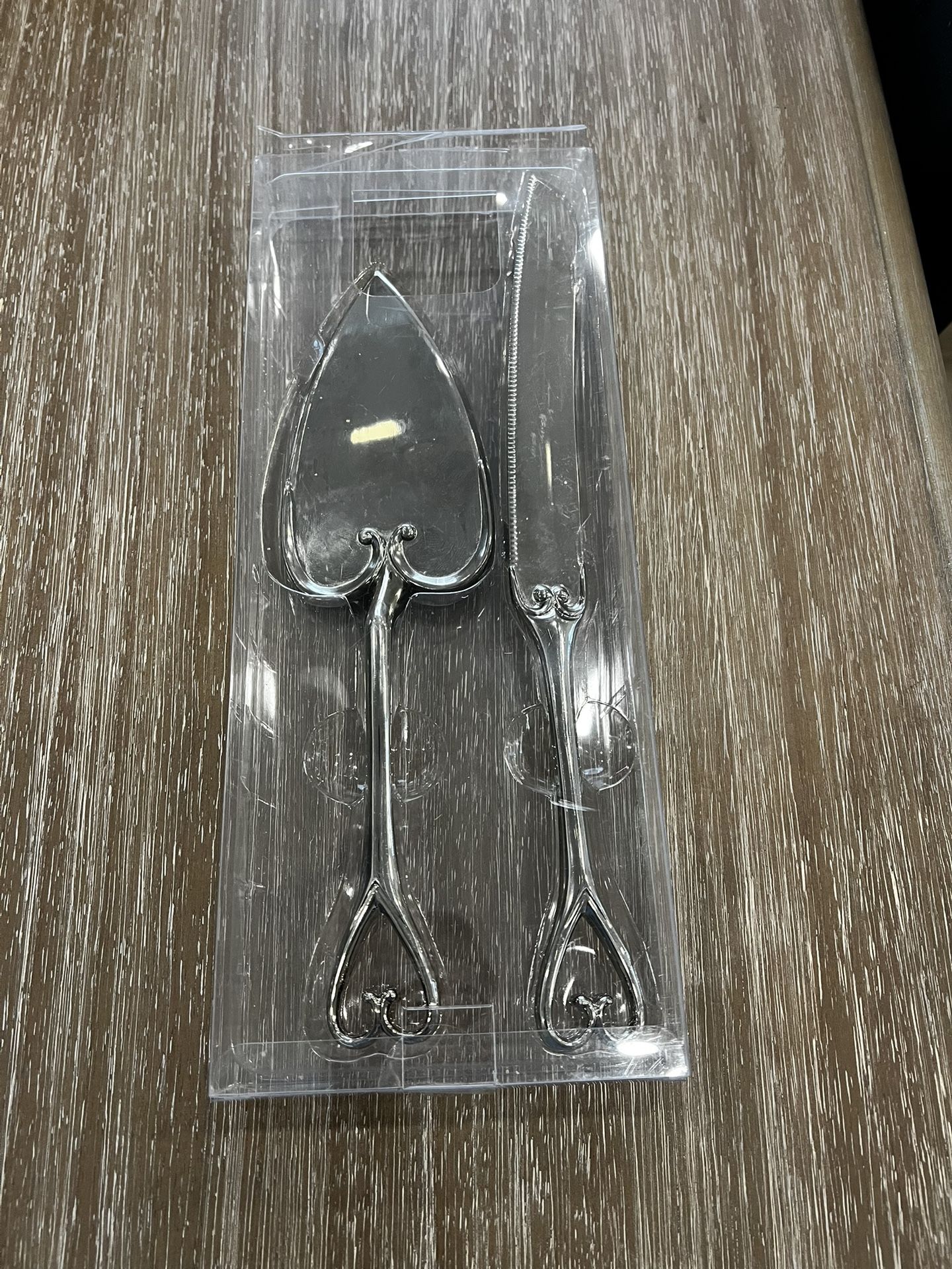 Wedding Cake Serving Set - Stainless Steel.