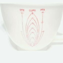 Vintage TUPPERWARE Mix-n-Store Measuring Bowl (No Lid) 