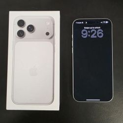 iPhone 17 Pro Max 256GB Silver – T-Mobile Locked – Clean IMEI – Very Good Condition