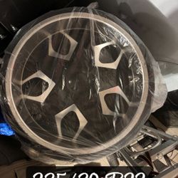 22” Rims 5 Lug Brand New Tire 