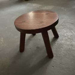 Vintage Wooden Step Stools for Kids, 12 Inch Solid Kids Chairs