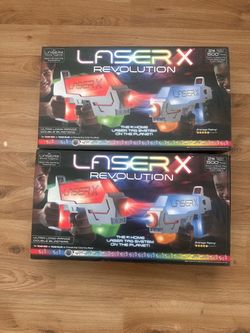 LASER X REVOLUTION Home Laser Tag Ultra Long Range Double Blasters