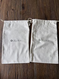 LORO PIANA Authentic Shoe Dust Bag Cover Small Drawstring 15" x 11"