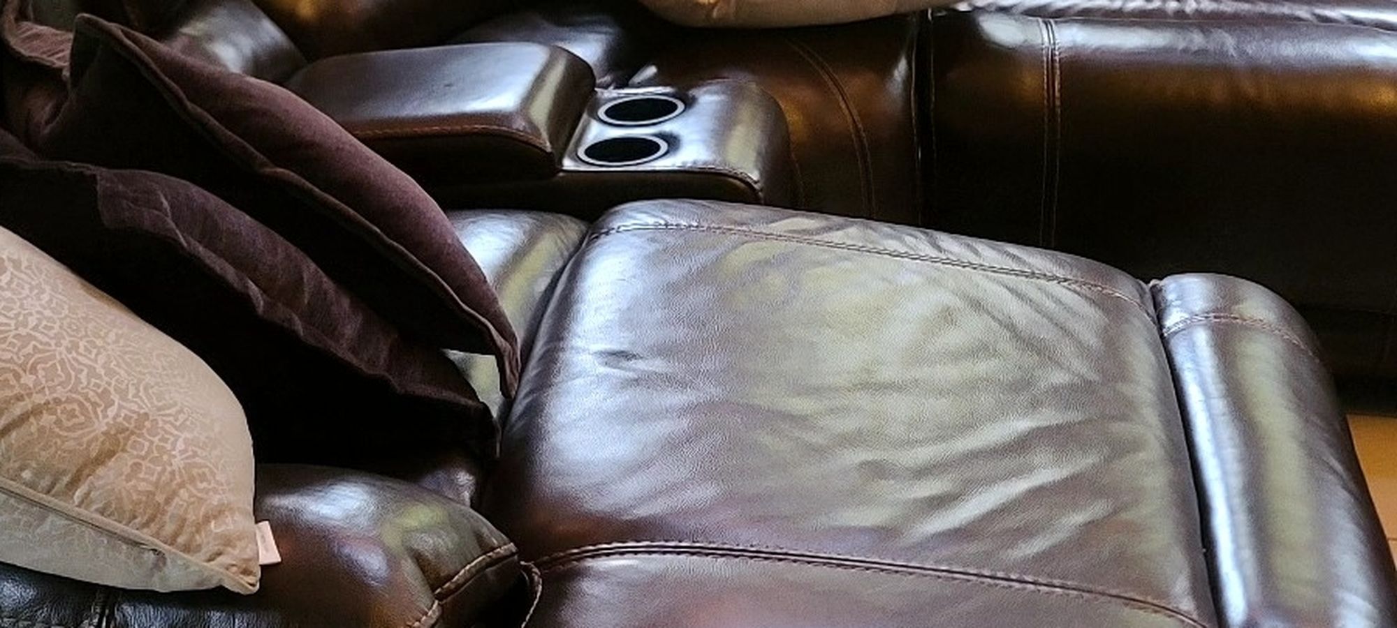 Leather Couch, Sectional 