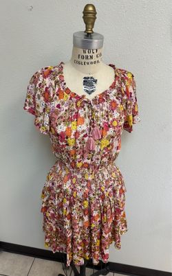 Women’s Multicolor Floral Smocked Minidress - NWT