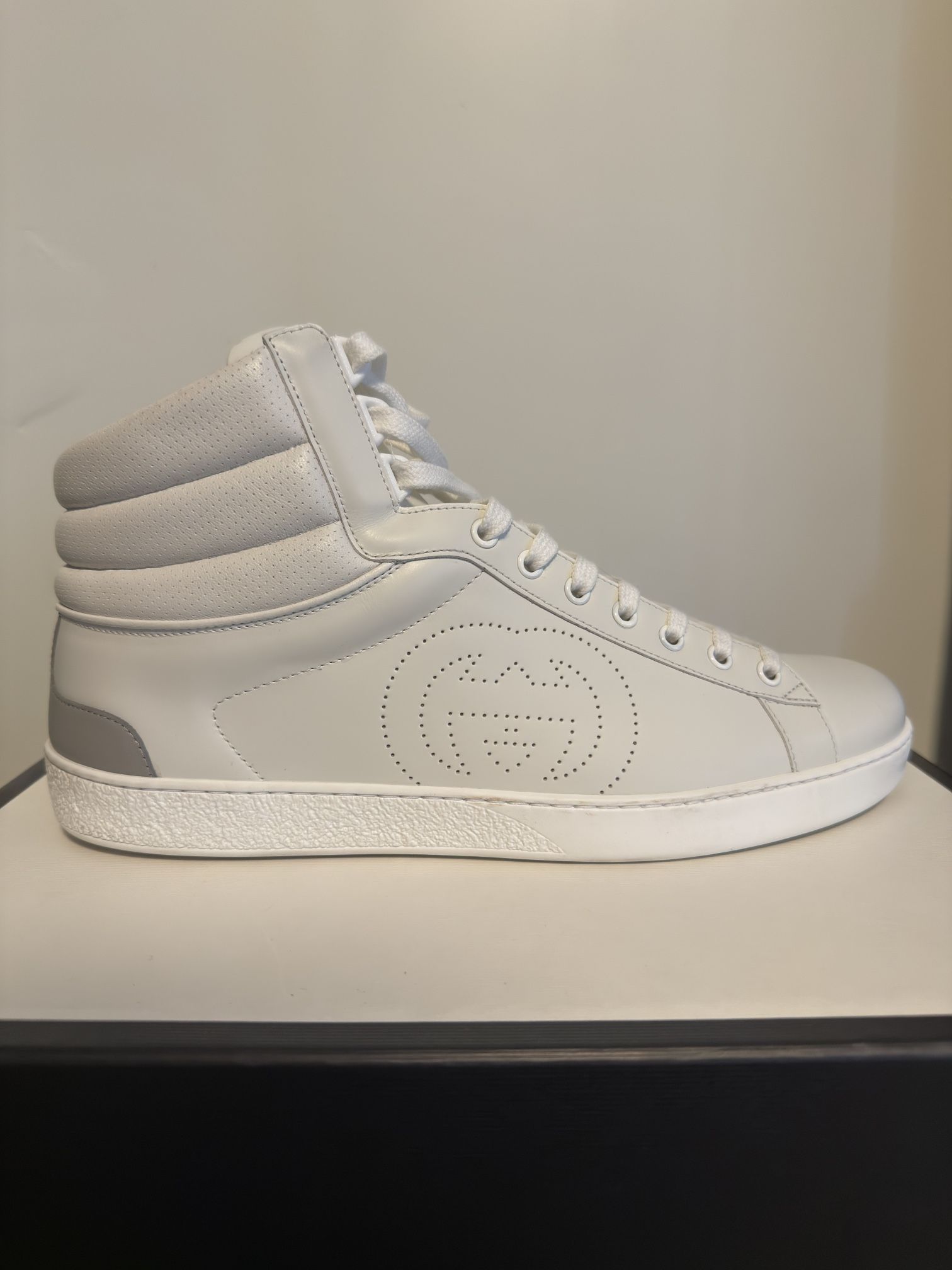 Gucci Ace High top GG White