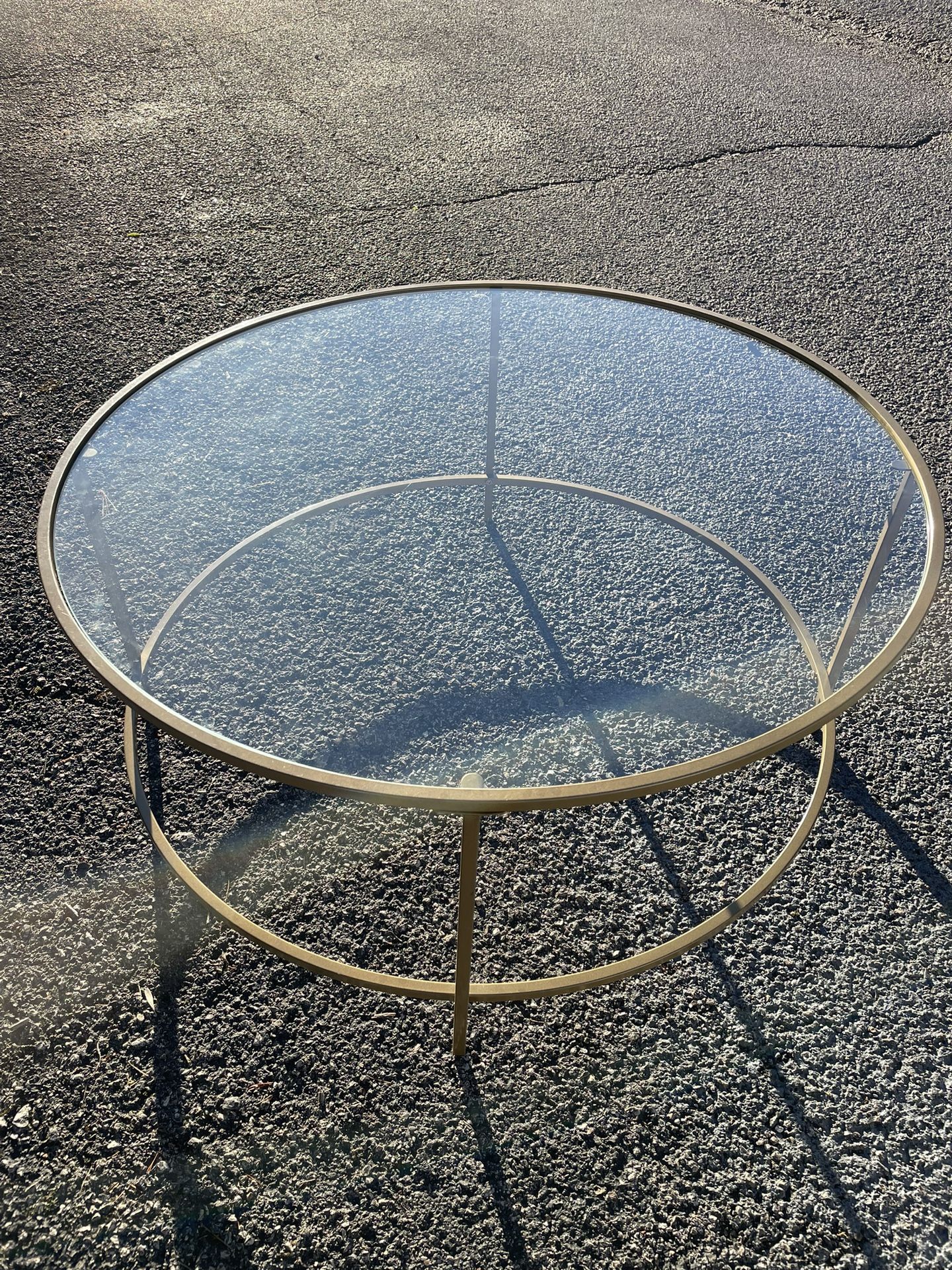 Round Glass Coffee Table