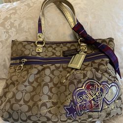 Vintage Coach Poppy Handbag