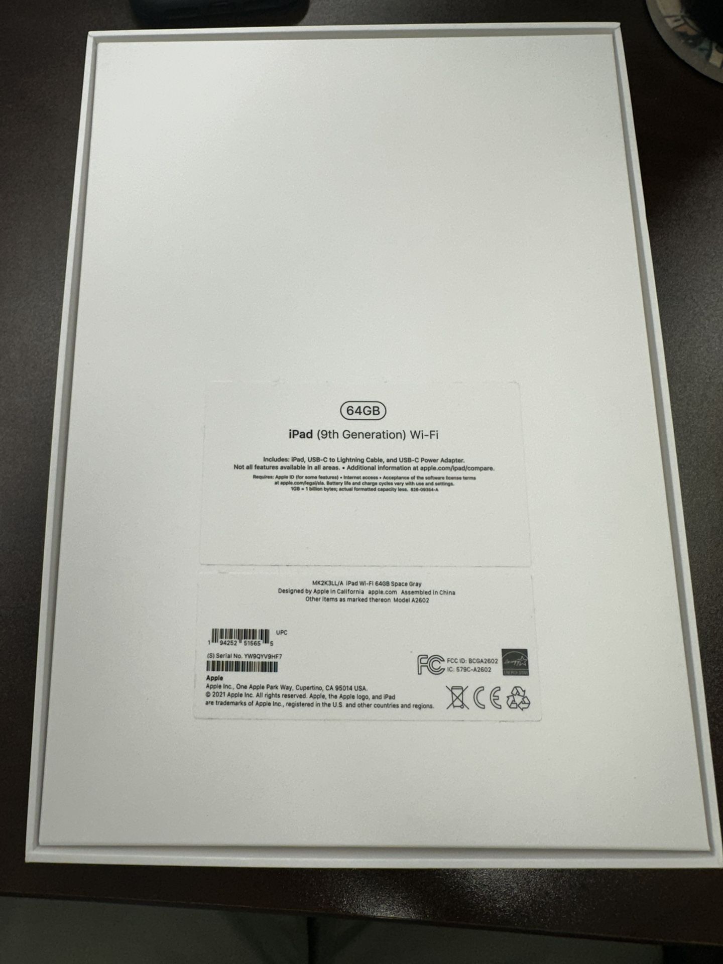 Apple iPad 9th Generation 64gb