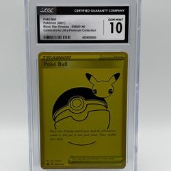 CGC 10 - Poke Ball UPC Promo