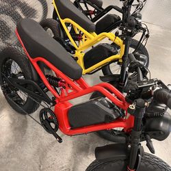 ✅⚡️BRAND NEW - 2000W (Peak)1500 Watt Electric Ebike, 🚀 40mph Top Speed Heavy Duty/Full Suspension  (Black, Red Or Yellow)-w/FREE LOCK