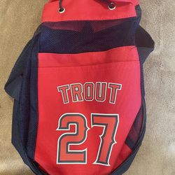 Angels baseball Trout  Backpack/Cooler *NEW*