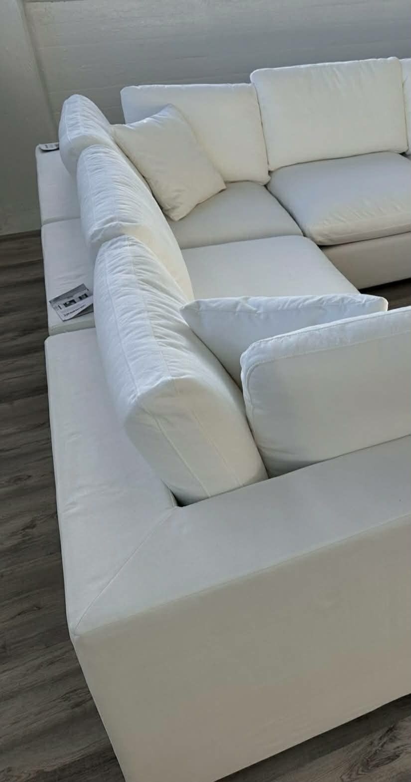 White Cloud Dupe Sectional Couch Sofa Modular