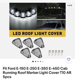 LED Roof Light Cover (NEW, 5pcs)