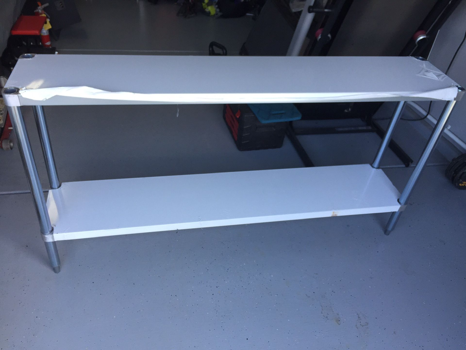 Stainless steel work bench or kitchen table