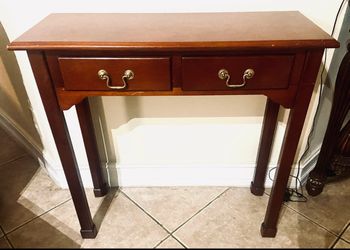 Wood Console Table