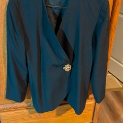 Beautiful Kasper Black Blazer/Jackete