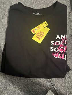Anti social social club t shirt xl