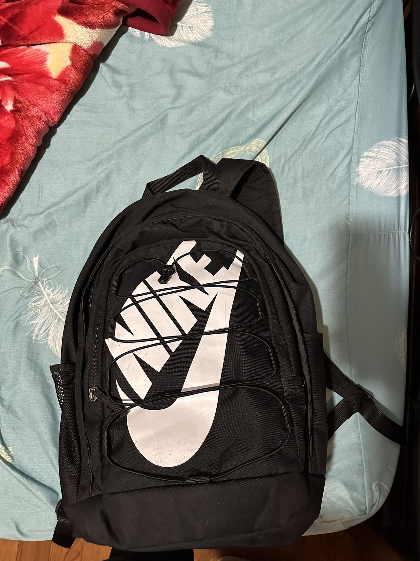 black Nike backpack