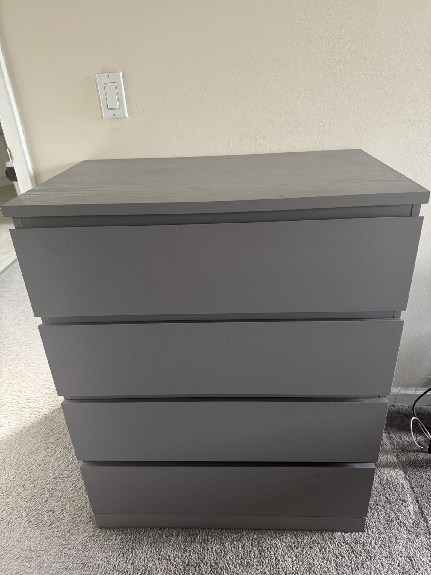 Gray dresser