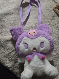 Kuromi Plush Backpack purse