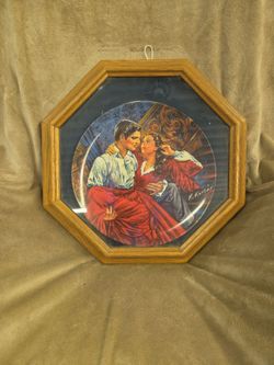 Plate Knowles vintage 1986 Scarlett and Rhett