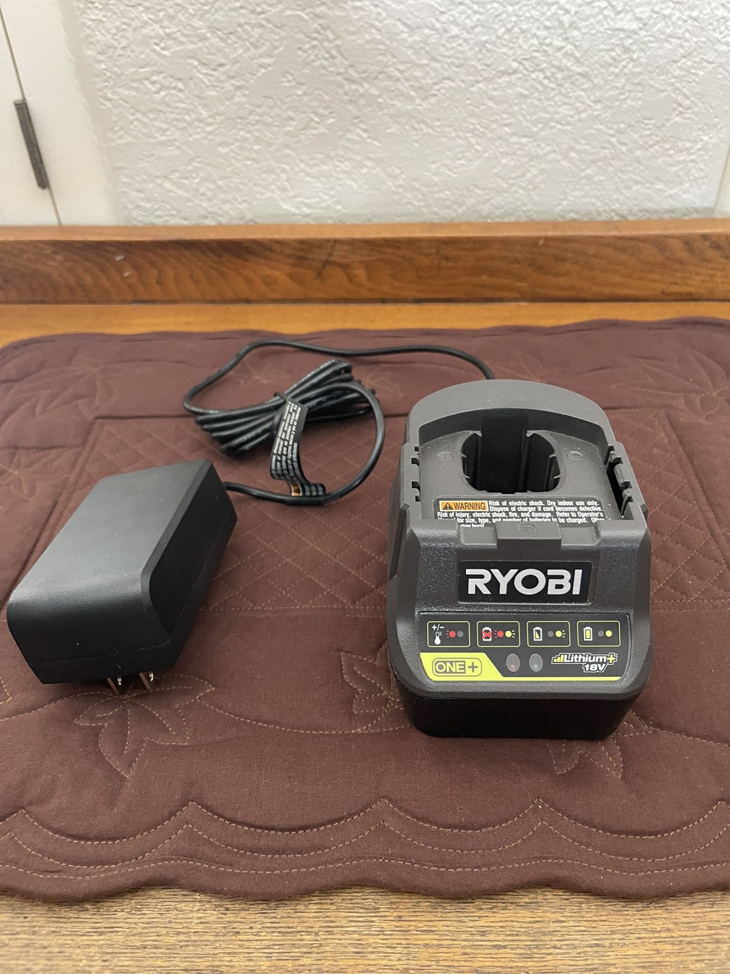 Ryobi P118B One+ Battery Charger New