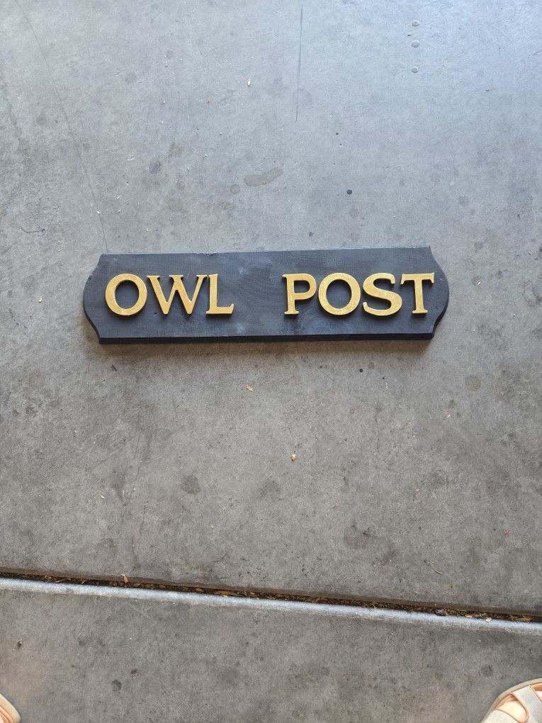 Harry Potter OWL Post Sign