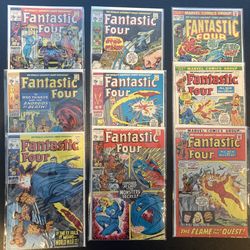 Marvel Comic Books On Sale Bronze Age Fantastic Four Vintage 1970s