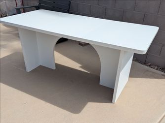 NEW White Large Heavy Duty Dining / Conference Table