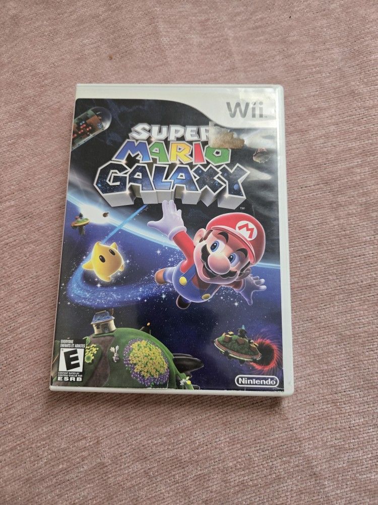 Nintendo Wii Super Mario Galaxy Video Game