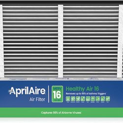 AprilAire 416 Replacement Filter for AprilAire Whole House Air Purifiers - MERV 16, Allergy, Asthma, & Virus, 16x25x4 Air Filter (Pack of 1)