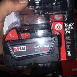 Milwaukee 5.0 Batteries 
