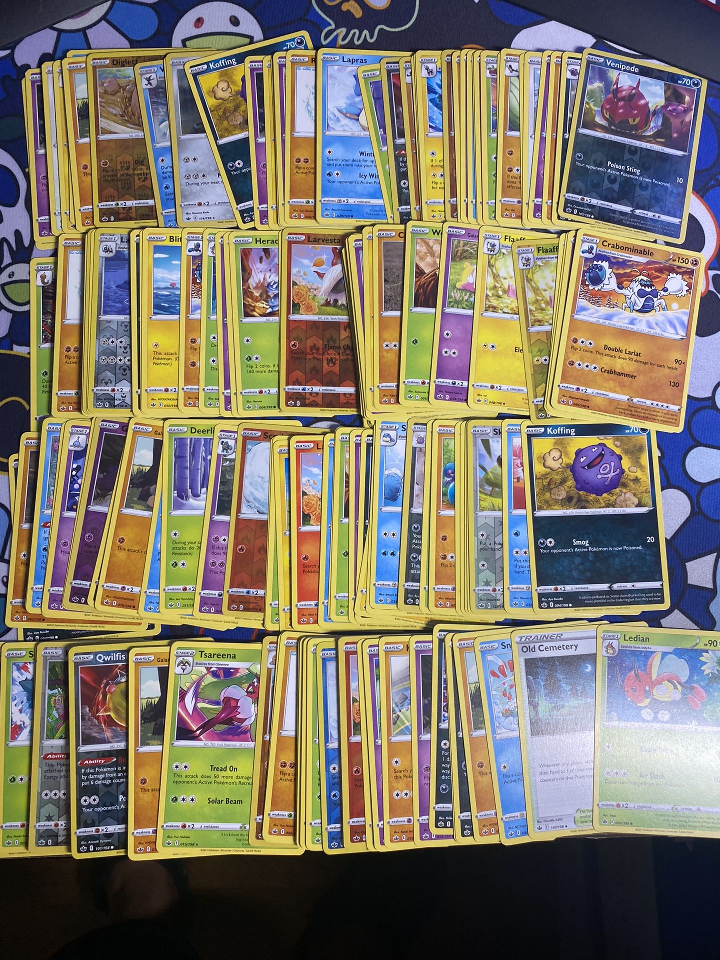 all pokemon cards in chilling reign Chilling Reign Complete Alternate Art set. : r/PokemonTCG