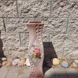 Painted ceramic base 24" Tall