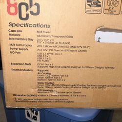 In Win 805 Tempered Glass Computer Case 