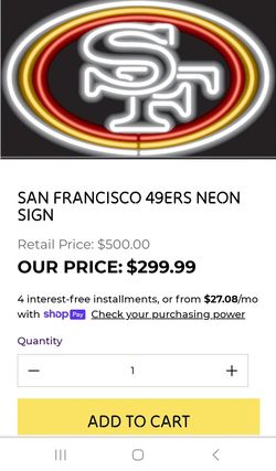 49ers Neon