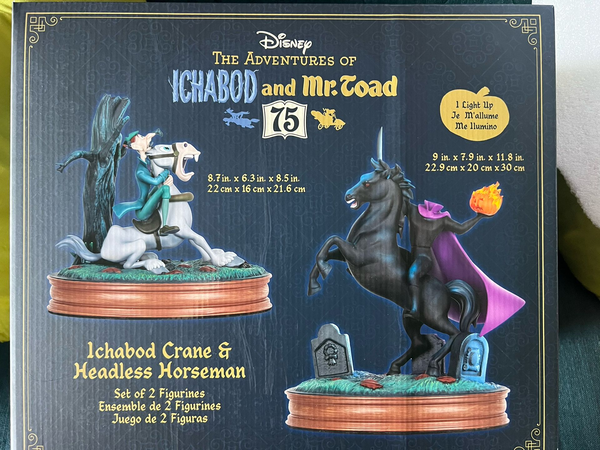 Disney’s Headless Horseman And Ichabod Crane Sculpture Fig