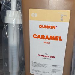 Dunkin Caramel Swirl With Pump