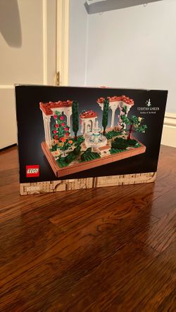 Lego Icons Fountain Garden