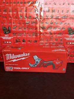 MILWAUKEE M12 12V LITHIUM-ION CORDLESS PVC PIPE SHEAR ( TOOL ONLY )
