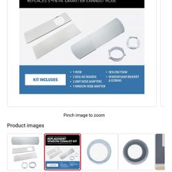 Air conditioner window exhaust kit