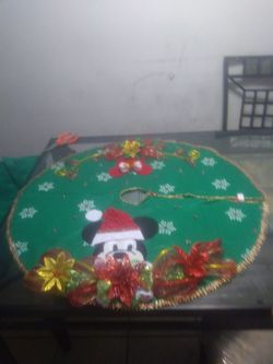 Pie de arbol decorion mimi y mickey